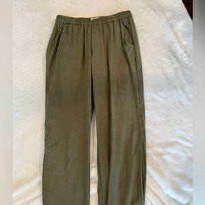 Green marine layer pants